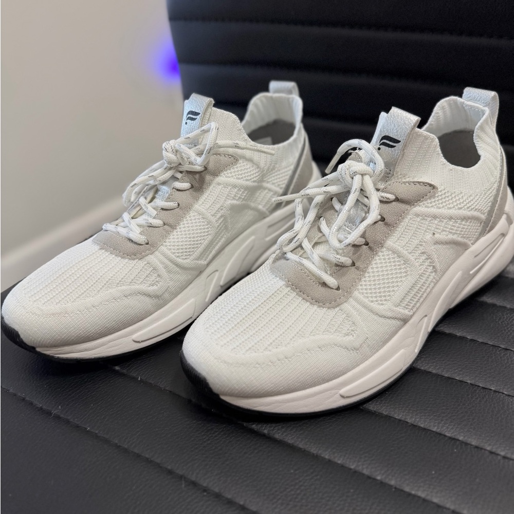Fabletics White and Gray Athletic Shoes - Picture 5 of 6